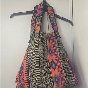 Colorful‎ Geometric Patterned Tote Bag